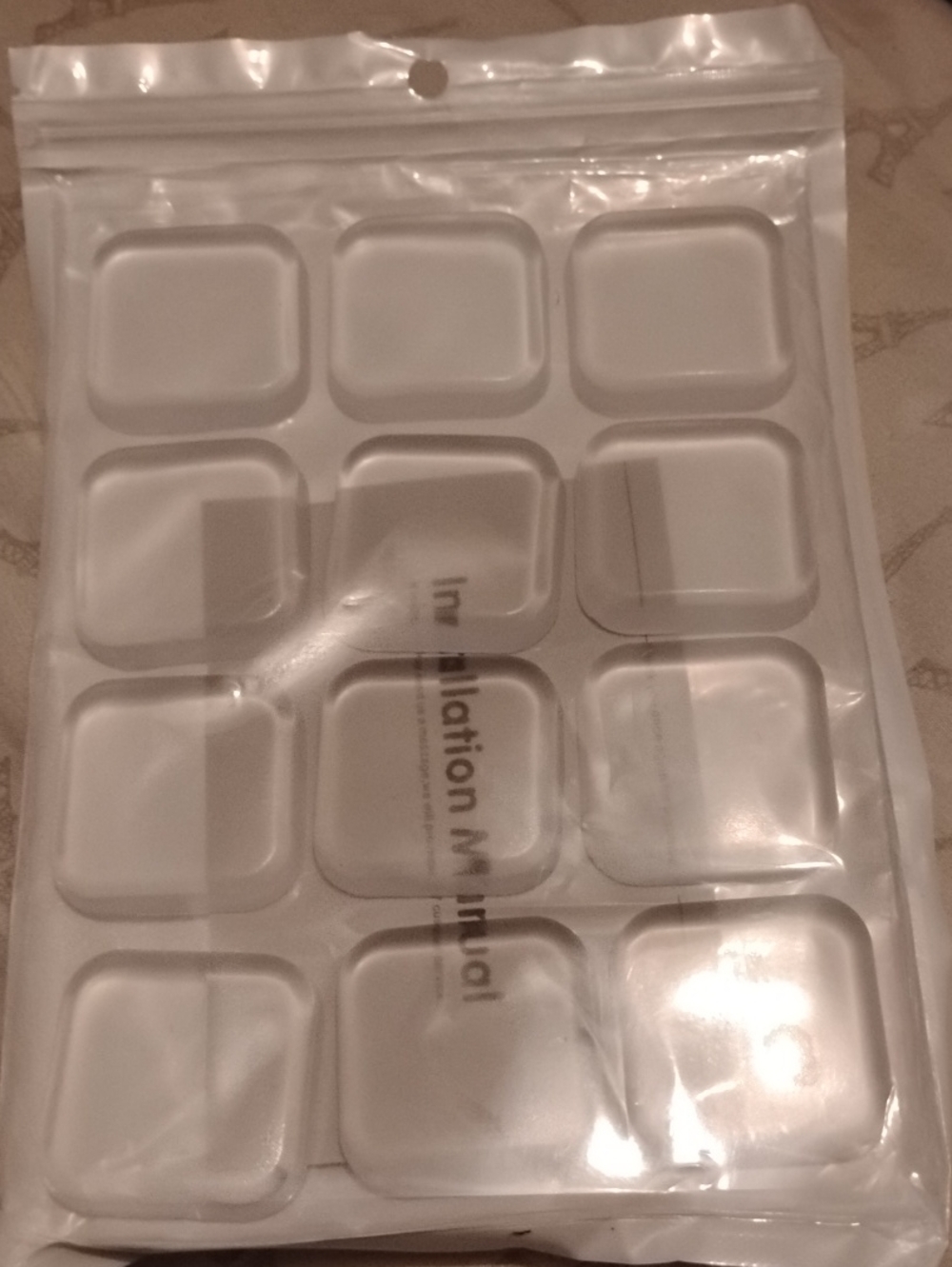Clear Wall Mountable Door Stoppers Made In China Protect Home From Scuffs 12pc